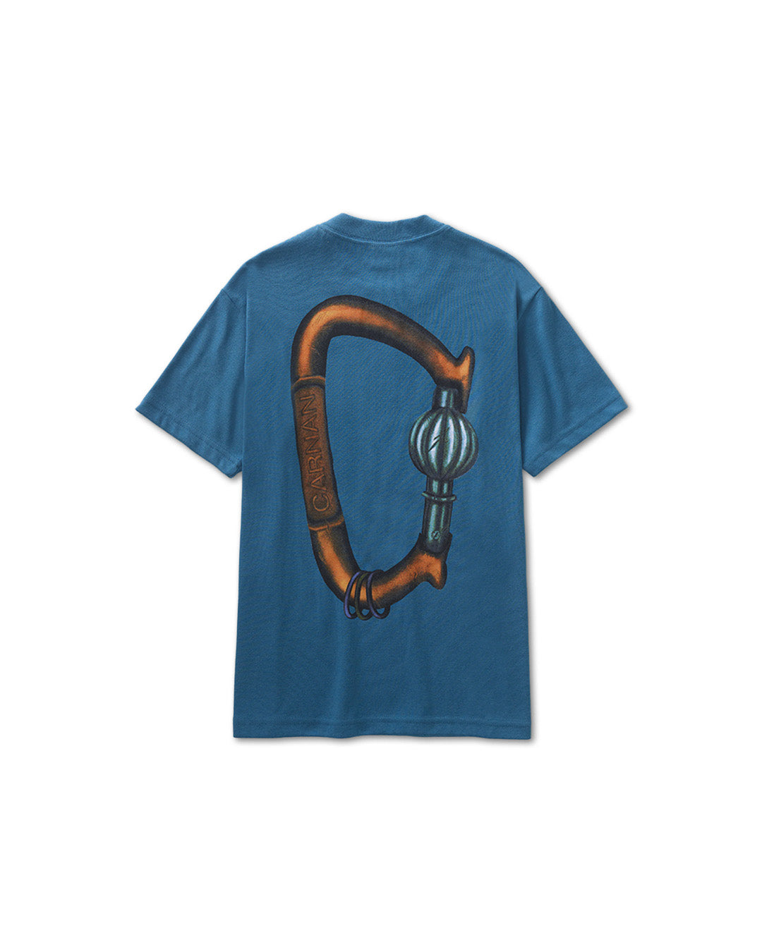 Blue 'Carabiner' Heavy Tee