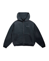 Blue Faded 'Classic' Zip Hoodie