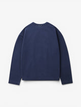 Blue Faded 'Spiral' Longsleeve Boxy Tee