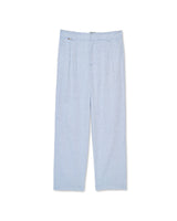 Blue Herringbone 'Tailoring' Double Pants