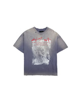 Blue Trashed 'The School' Tee