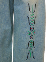 Blue Washed 'Rabiola' Baggy Jeans