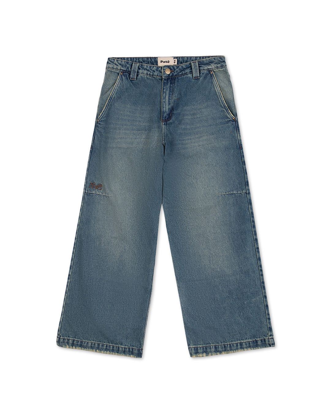 Blue Wide Leg Jeans