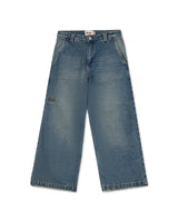 Blue Wide Leg Jeans