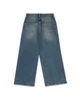 Blue Wide Leg Jeans