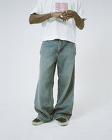 Blue Wide Leg Jeans