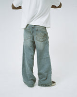 Blue Wide Leg Jeans
