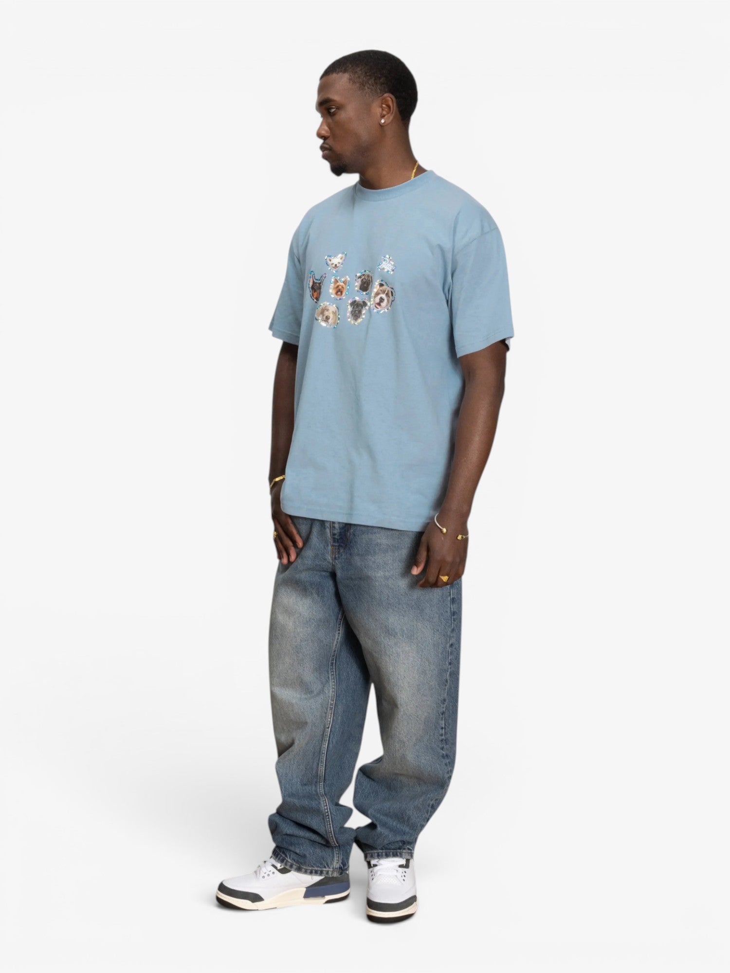 Blue 'Dogs' Tee