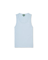 Blue Knitted Tank Top