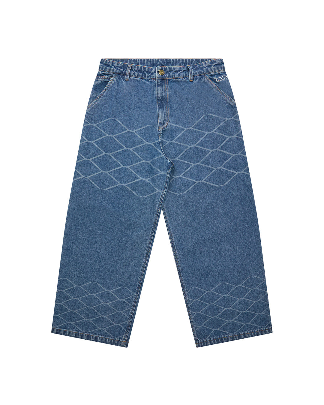 Blue 'Laser Chill' Carpenter Jeans