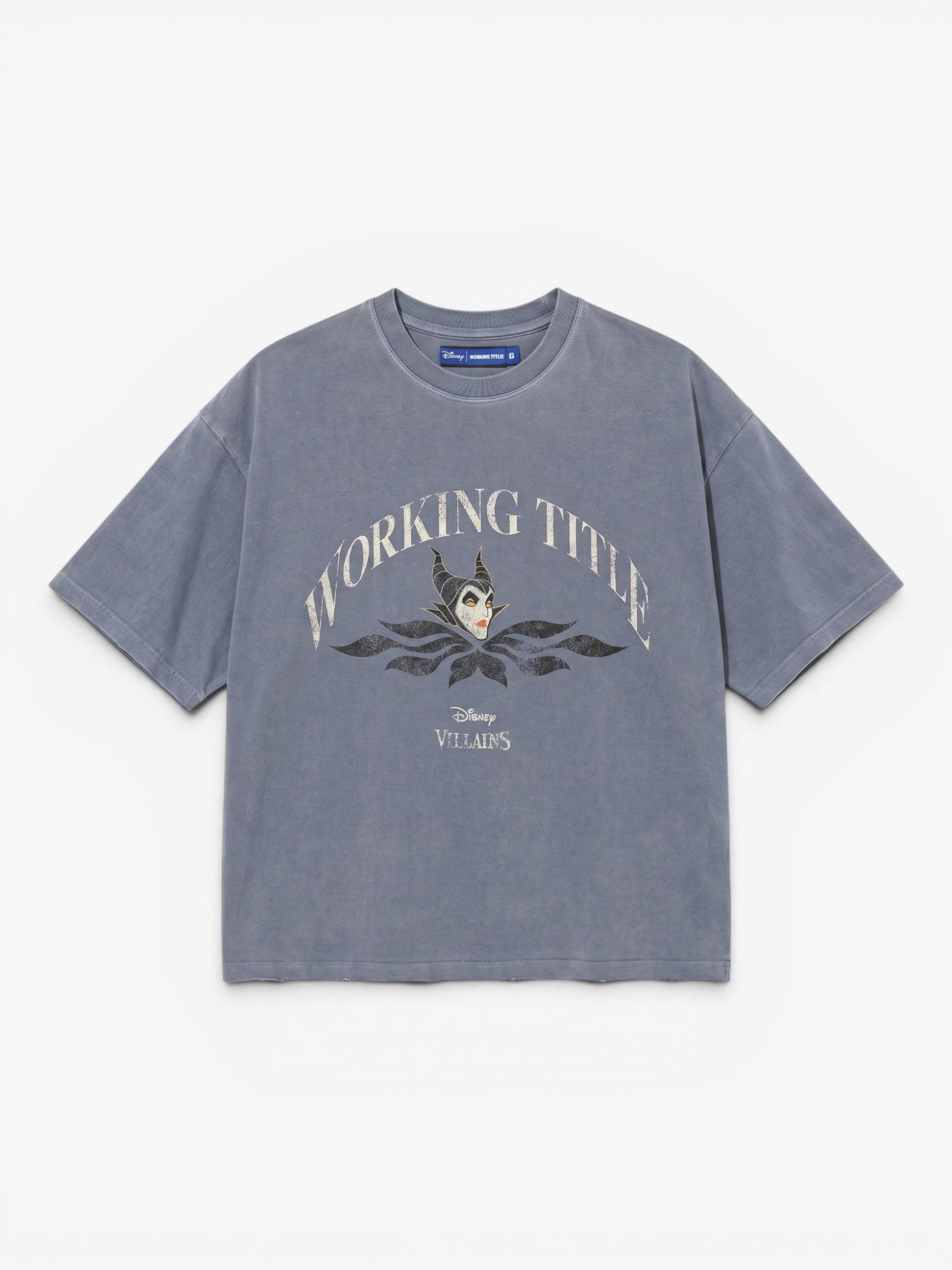 Blue 'Maleficent' Boxy Tee X DISNEY