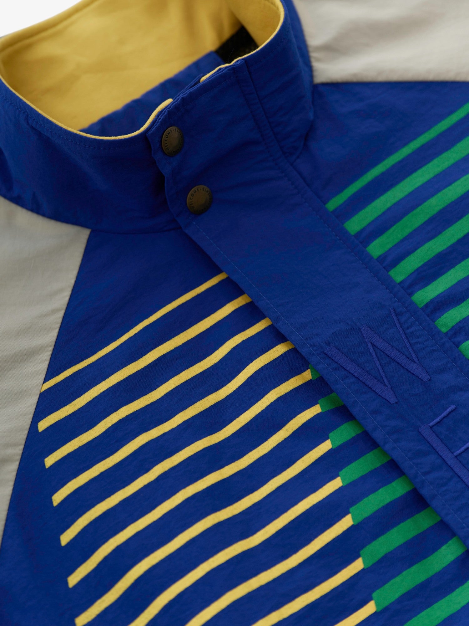 Blue 'Victory' Windbreaker Jacket