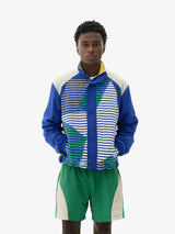 Blue 'Victory' Windbreaker Jacket