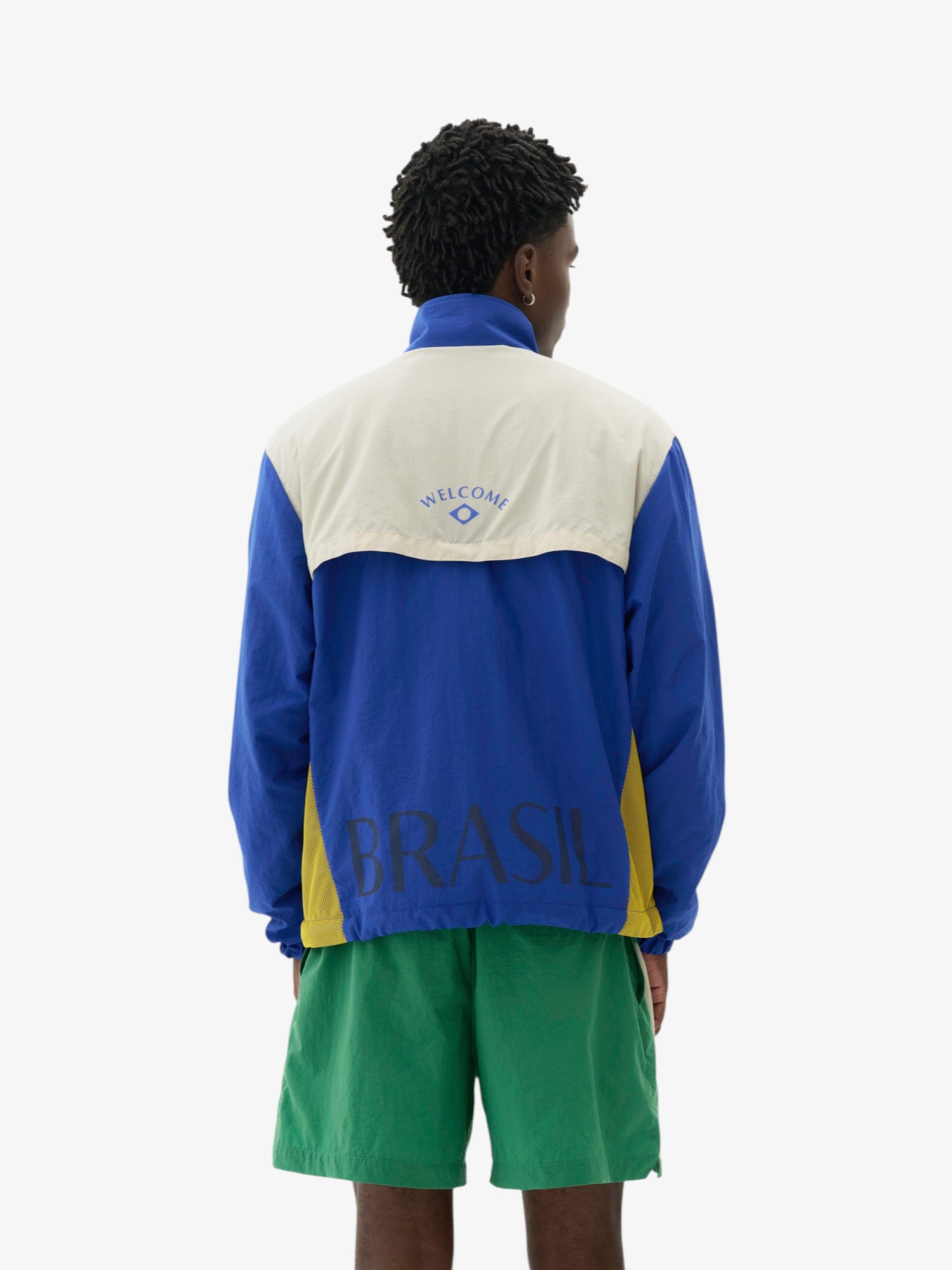 Blue 'Victory' Windbreaker Jacket