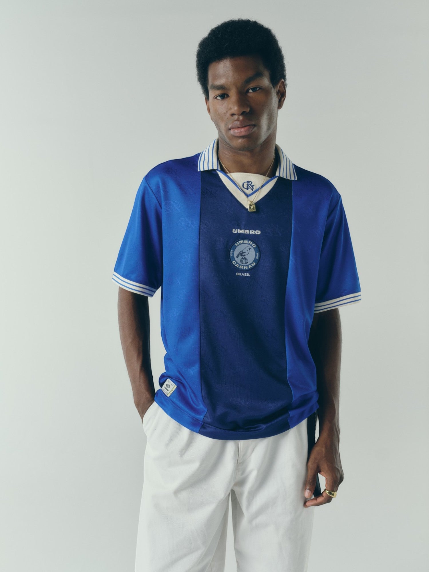 Blue & White 'Home' Jersey X UMBRO