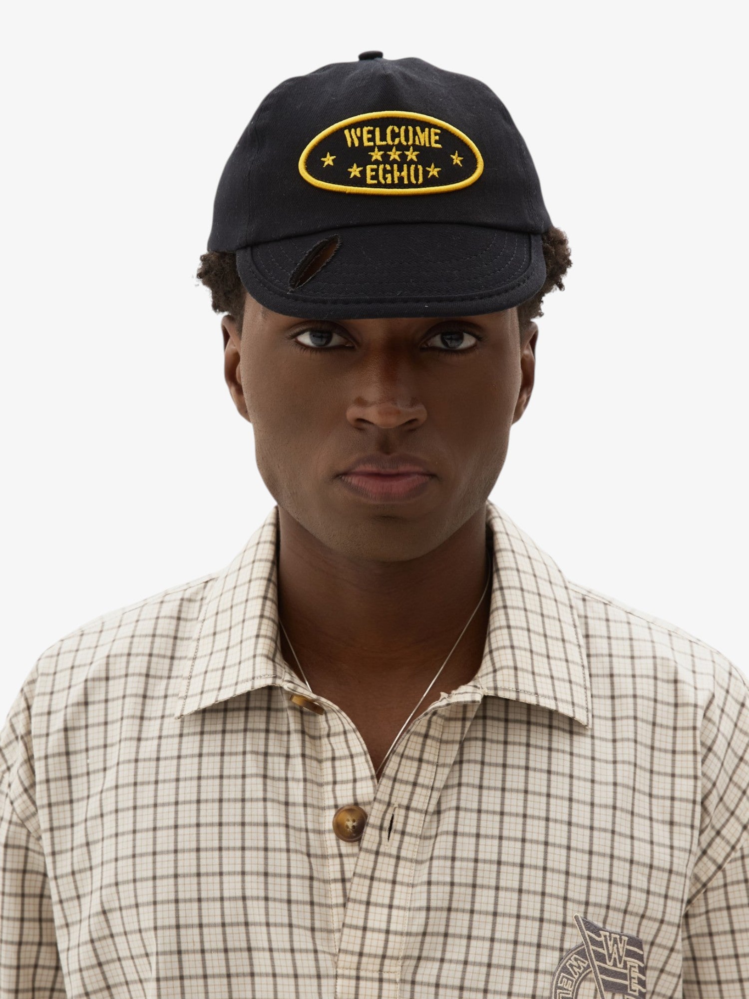 Black 'Hunter' Cap X WELCOME