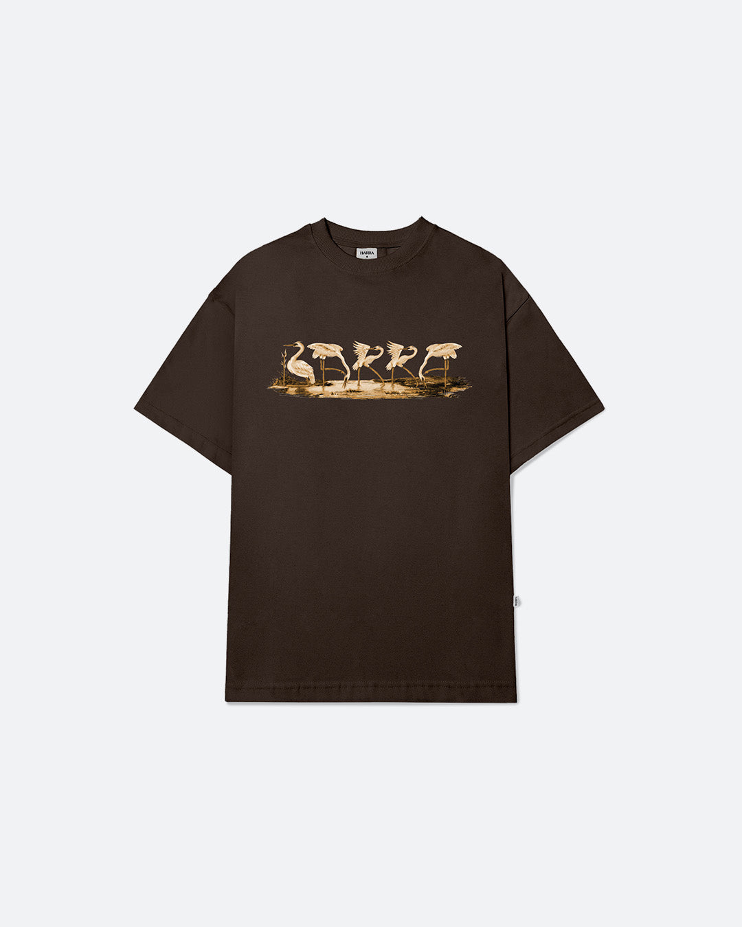 Brown Barra Garça Tee