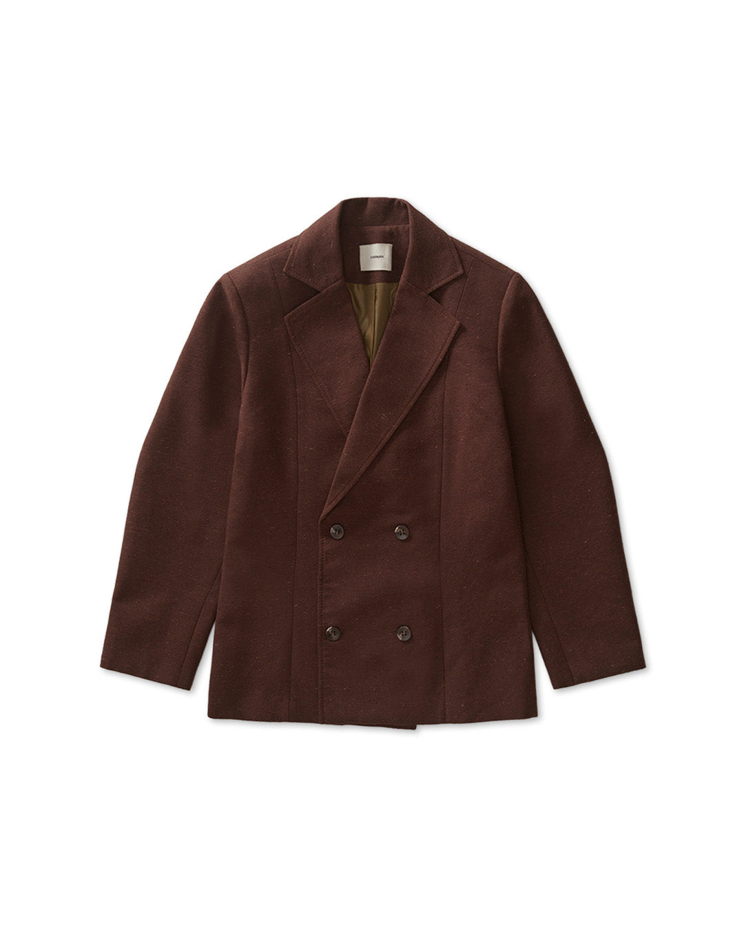 Brown Double Breasted Blazer