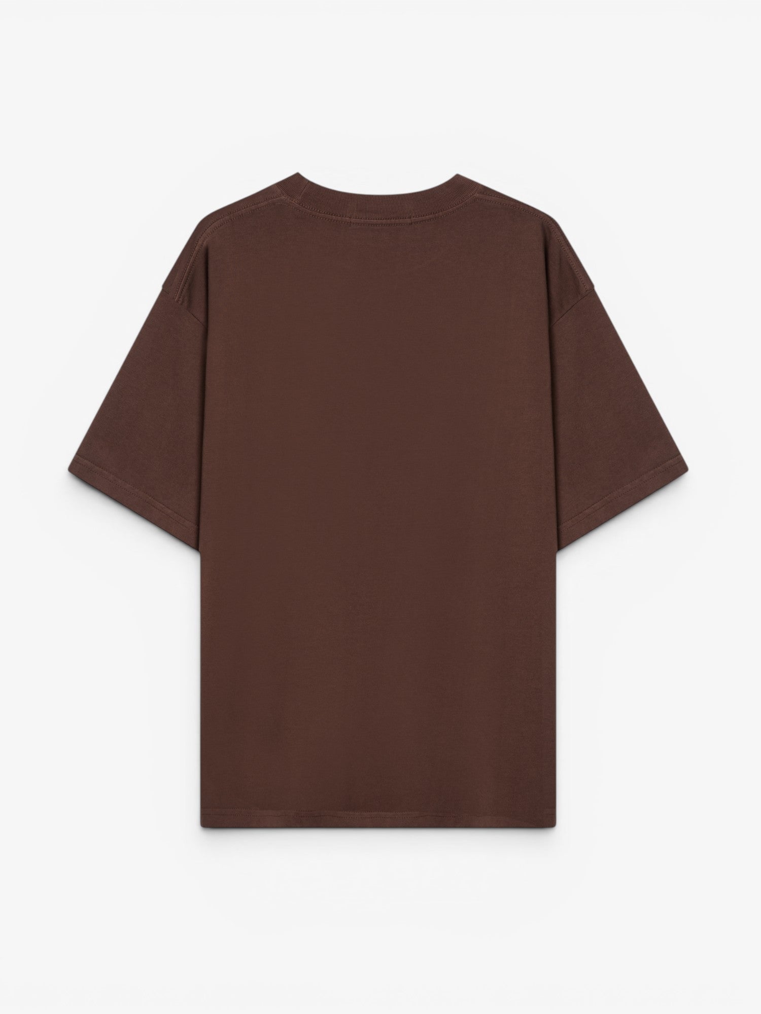 Brown Embroidery Pocket Tee