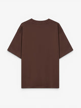 Brown Embroidery Pocket Tee