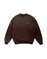 Brown Faded 'Classic' Crewneck