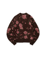 Brown Floral Cardigan