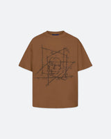 Brown Inside The Frame Tee