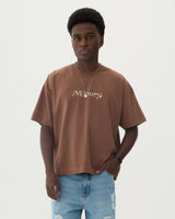 Brown 'Jazz Messenger' Boxy Tee