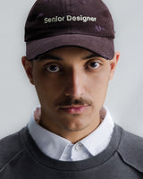 Brown 'Senior Designer' Cap