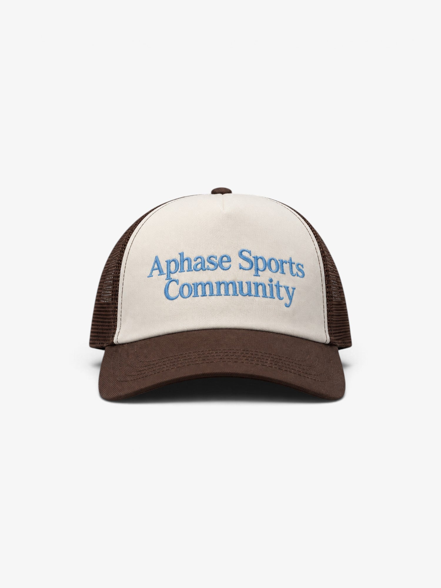 Brown/White 'Retro' Trucker Cap