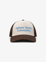 Brown/White 'Retro' Trucker Cap