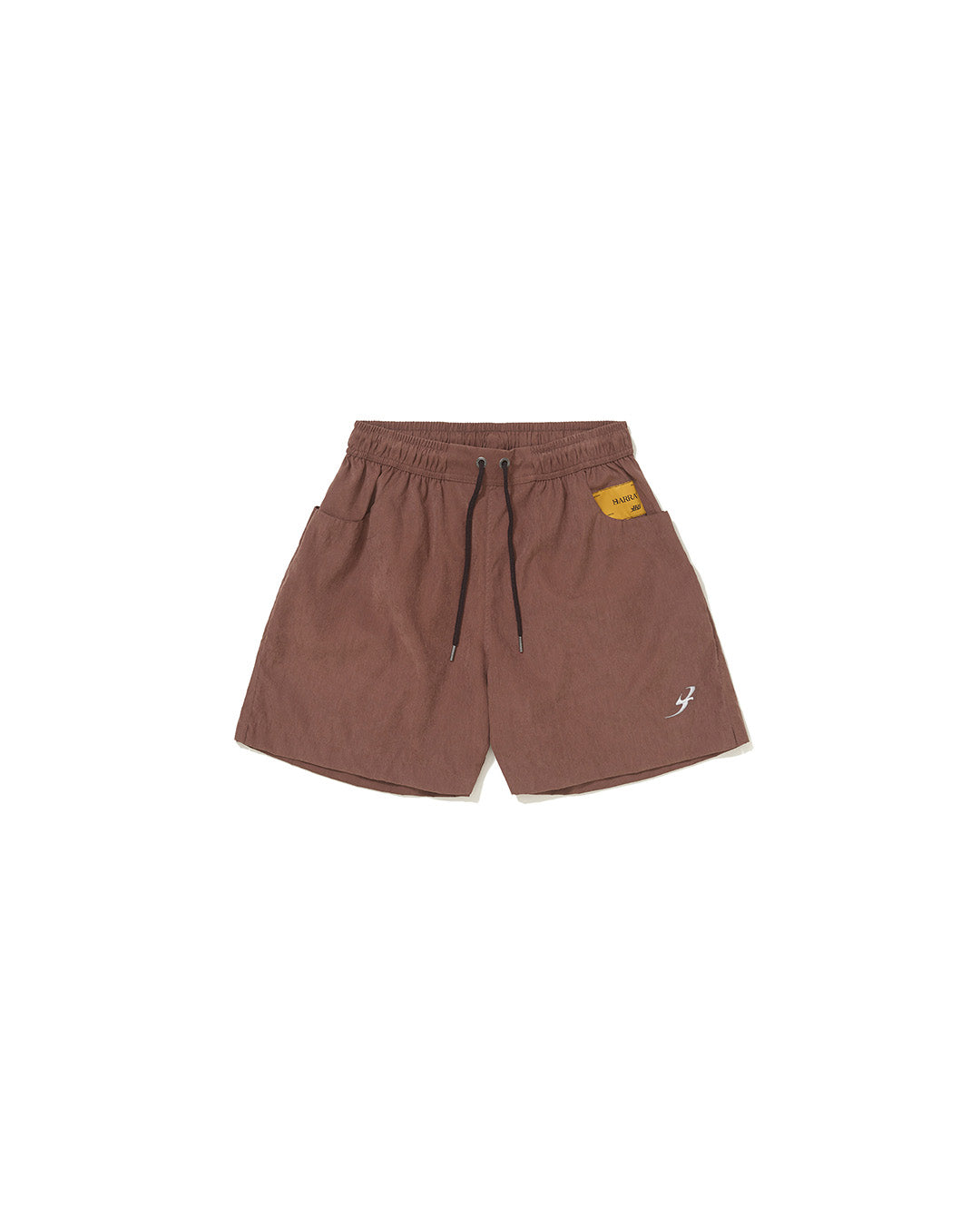 Brown 'B Garça' Double Pocket Shorts