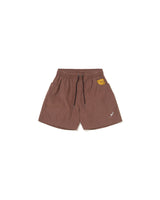 Brown 'B Garça' Double Pocket Shorts