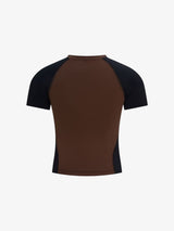Brown & Black Soft Stretch UV Baby Tee