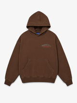 Brown 'Ciao Bello' Hoodie X FILA