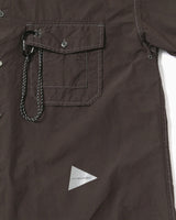 Brown 'Cordura Typewriter LS' Shirt