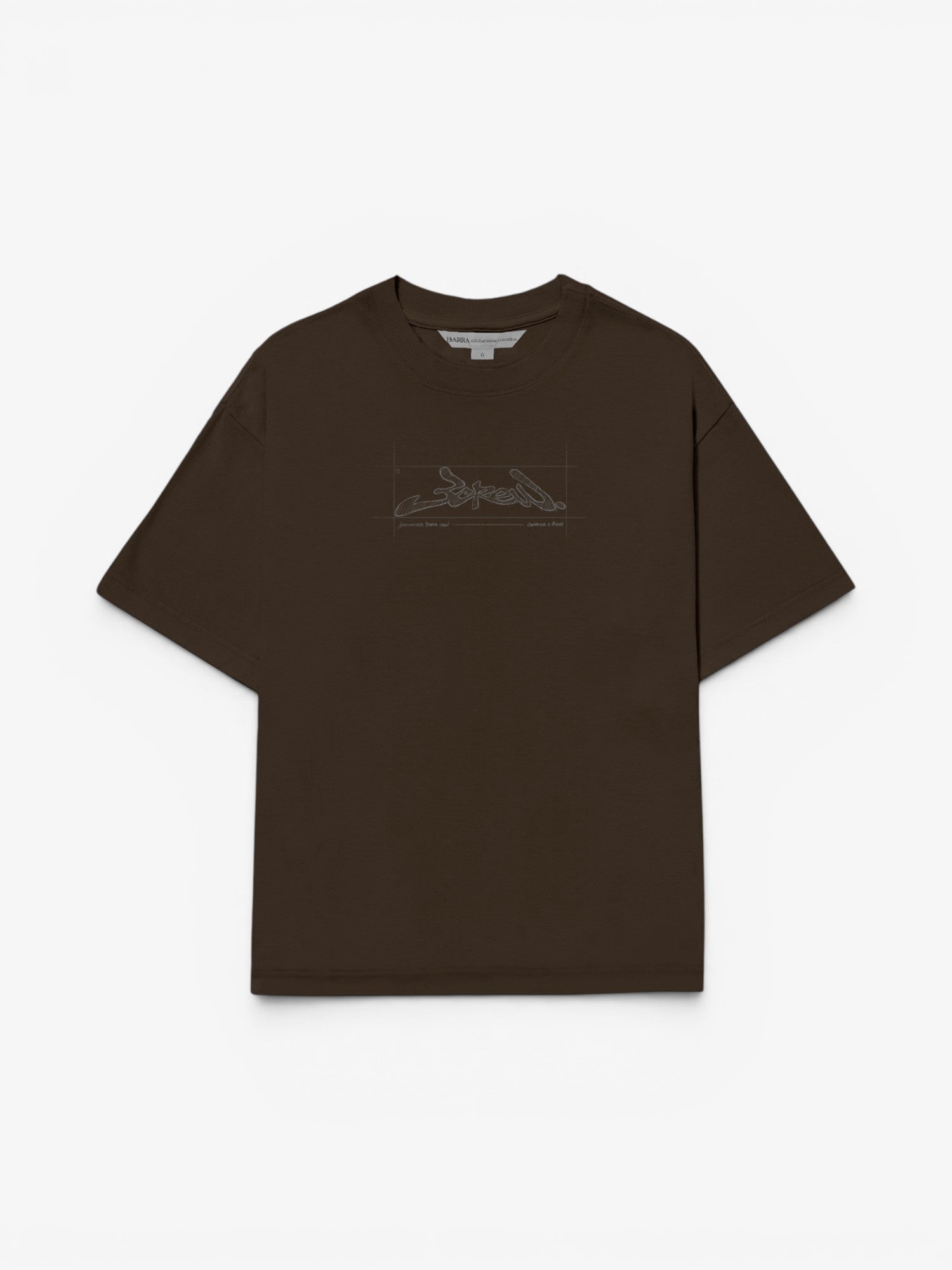 Brown 'Croqui' Tee