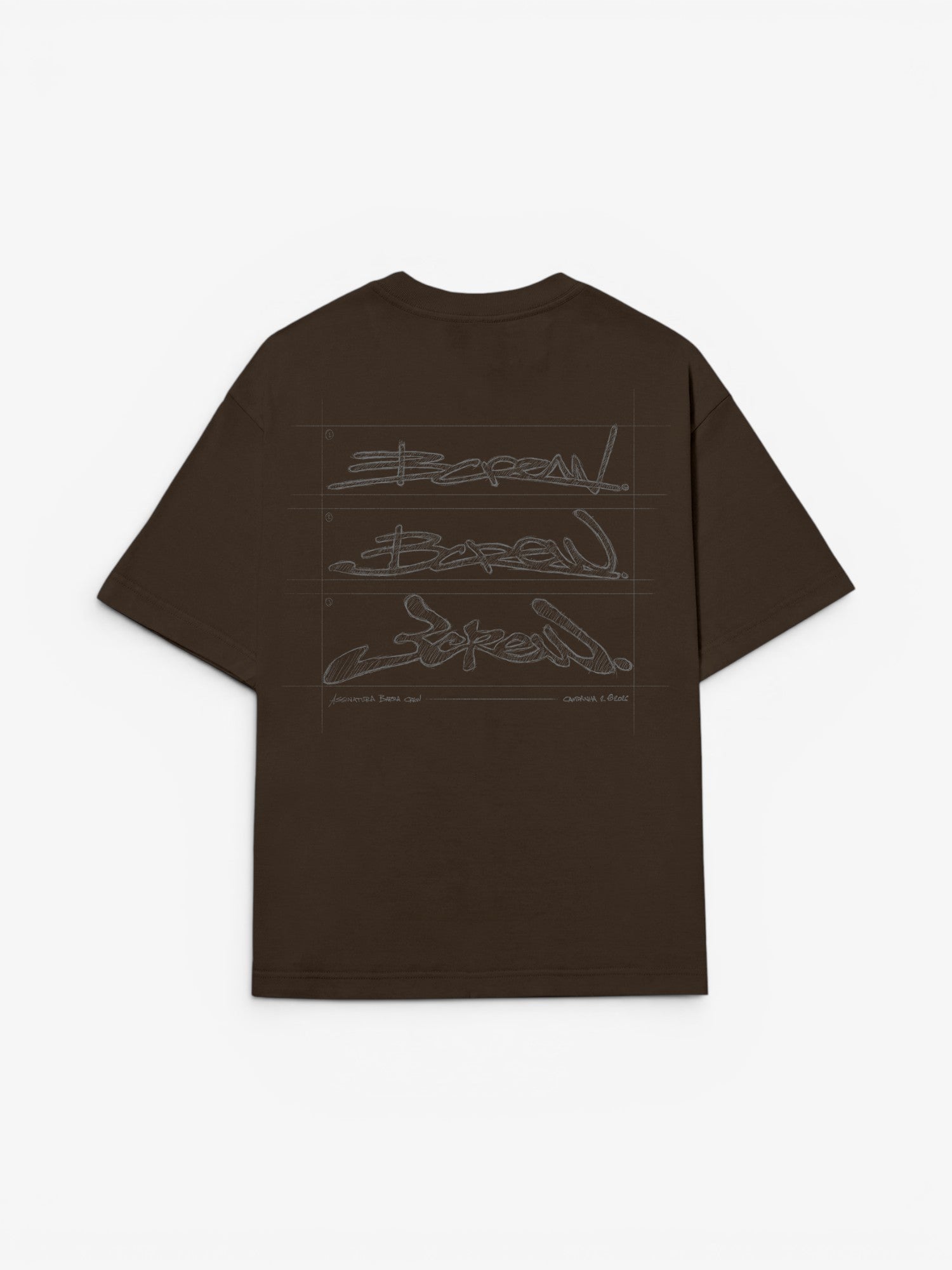 Brown 'Croqui' Tee
