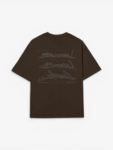 Brown 'Croqui' Tee