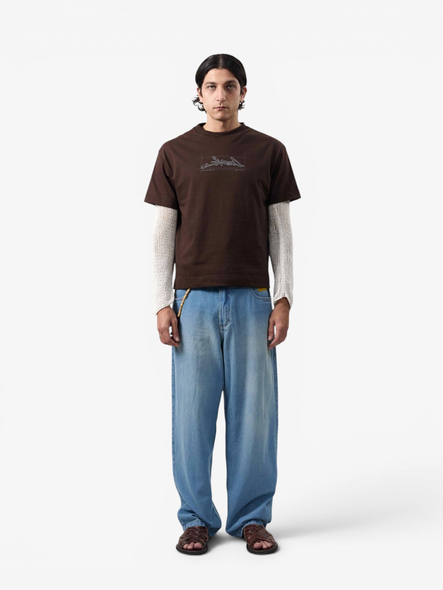 Brown 'Croqui' Tee