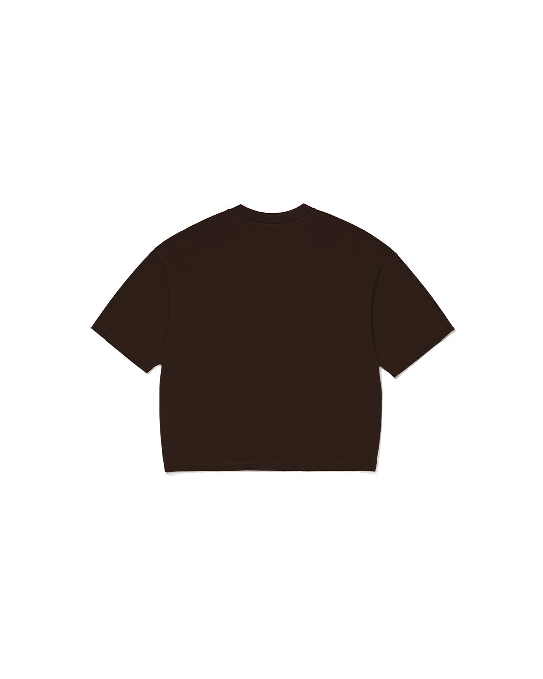 Brown 'Essential' Oversized Boxy Tee