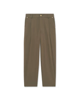 Brown 'Le Pantalon' Cropped Twill
