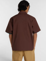 Brown 'Numeric' Bottom Up Shirt