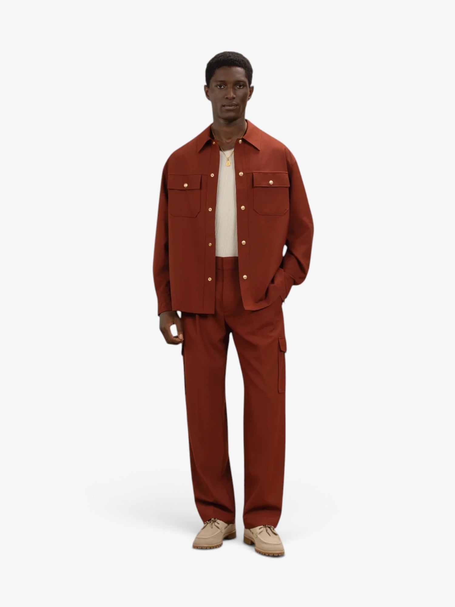 Brown 'Surchemise à Poches' Shirt
