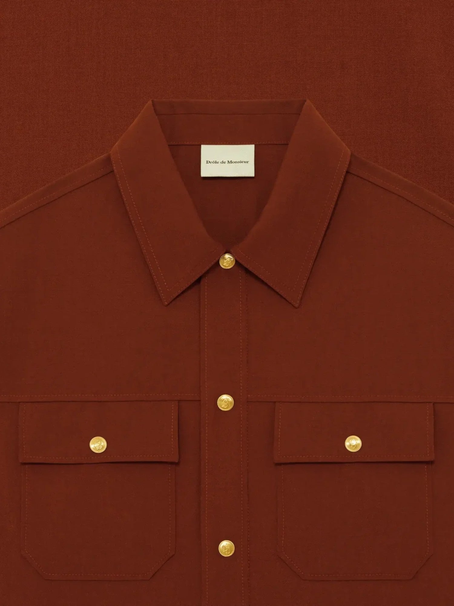 Brown 'Surchemise à Poches' Shirt
