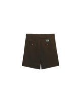 Brown Tailoring Double Shorts