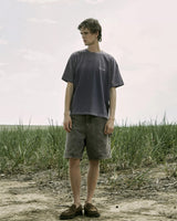 Brown Washed Carperter Shorts