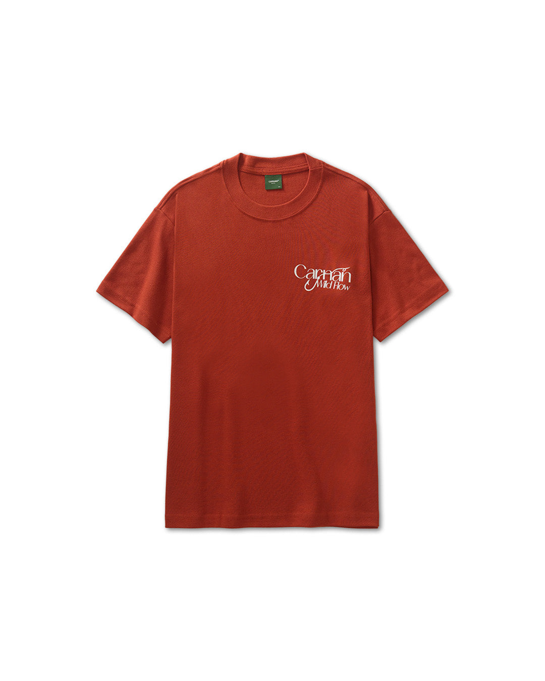 Red Washed 'Fish' Heavy Tee