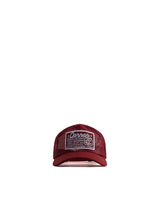 Burgundy 'Horseshoe' Trucker Cap