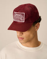 Burgundy 'Horseshoe' Trucker Cap